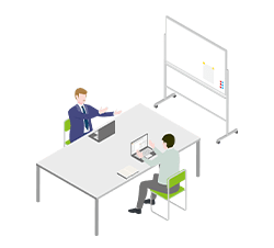 就業後も安心のフォロー